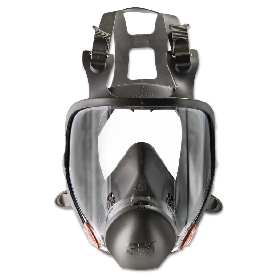 3M Full Facepiece Respirator 6000 Series, Medium, With Bayonet Connection Type