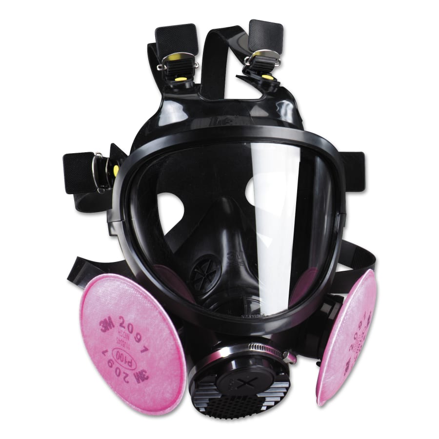 3M 7000 Series Full Facepiece Respirator, Large