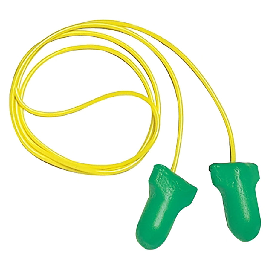 HONEYWELL MAXIMUM LITE Disposable Earplugs, Foam, Green, Corded