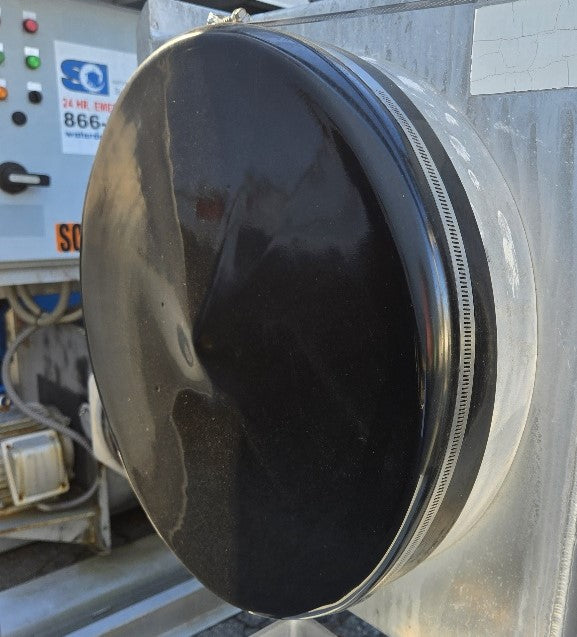 Plastic Duct Cover/ For 18" Duct Openings/ Black/ Each.