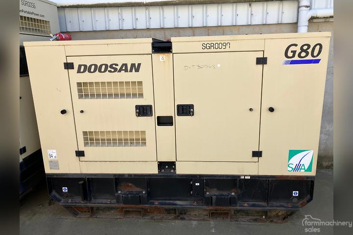 USED DOOSAN G80 GENERATOR EA