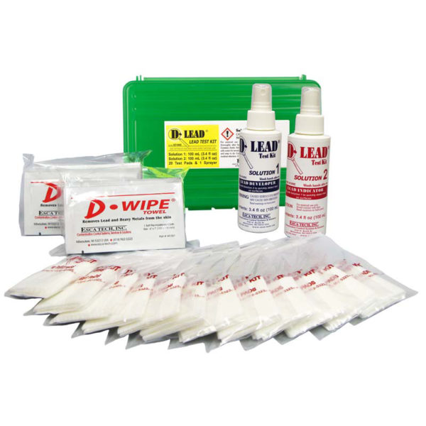 ESCA TECH D-Lead® Test Kits for Metallurgical Lead Dust