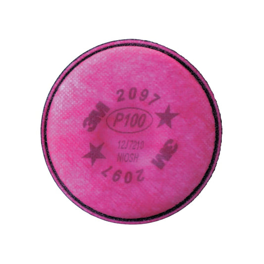 3M 2000 SERIES PARTICULATE FILTER, P100, NUISANCE LEVEL ORGANIC VAPOR, MAGENTA