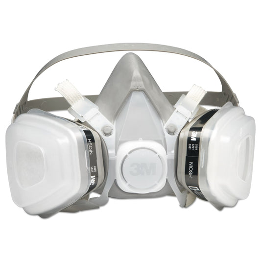 3M 5000 Series Half Facepiece Respirators, Medium, Organic Vapors/P95