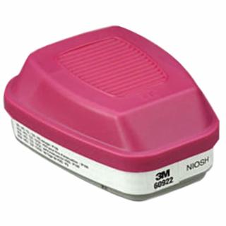 3M Combination Cartridges/P100 Particulate Filters, Acid Gases