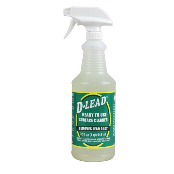 Esca Tech D-Lead READY SURFACE CLEANER 32OZ BOTTLE/ 12 BOTTLES PER CASE WITH 12 SPRAYERS 331PD-RT-12
