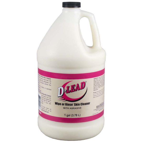 Esca Tech D-Lead Wipe or Rinse Skin Cleaner With Abrasive (4 per case)  4455ES-4