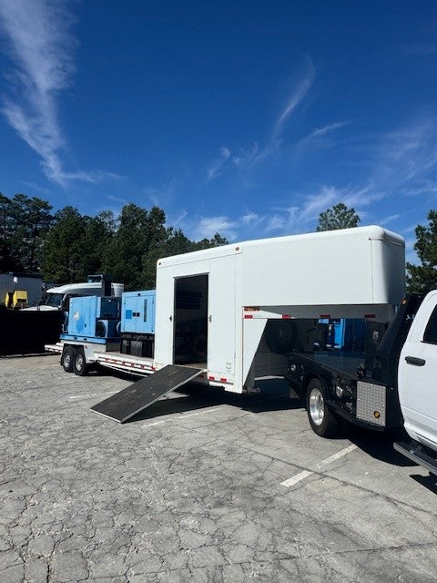 USED 5000 CFM DIESEL FIRE DESICCANT WITH 50KW GENERATOR/ FIRST RESPONSE UNIT