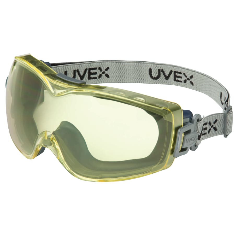 HONEYWELL  Stealth® OTG Goggle, Clear/Navy, Dura-Streme/ Coating, Neoprene Strap