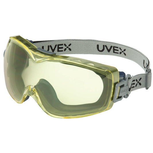 HONEYWELL  Stealth® OTG Goggle, Clear/Navy, Dura-Streme/ Coating, Neoprene Strap