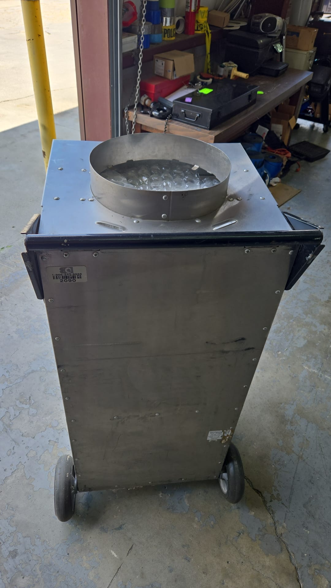 USED PAS 1800 ABATEMENT TECHNOLOGIES AIR SCRUBBER / AS IS