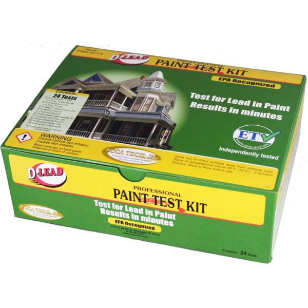 ESCA TECH US EPA Recognized D-Lead® Lead Paint Test Kit (CS 6X24 TEST)