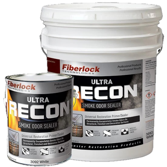 Fiberlock Recon Smoke Odor Sealler White 5 GALLON/ PAIL