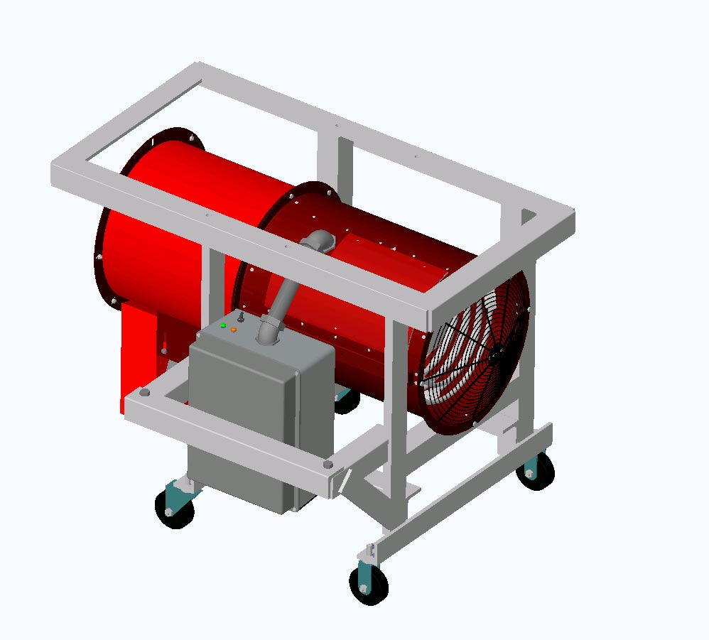RENTAL Portable High Temperature Blower Heater 60KW